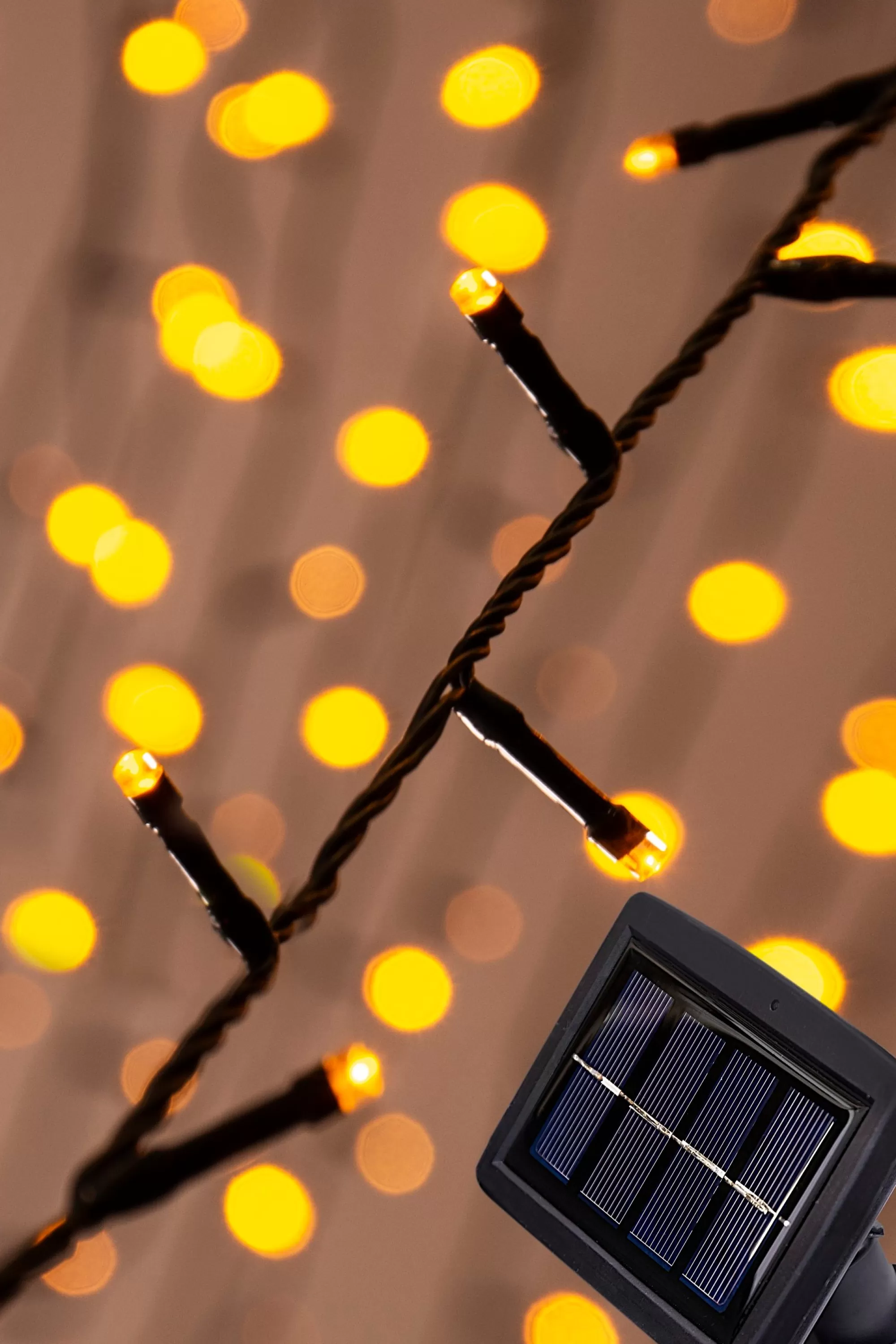 Best Sale Christmas Tree World 100 Led Solar Powered String Lights - Yellow