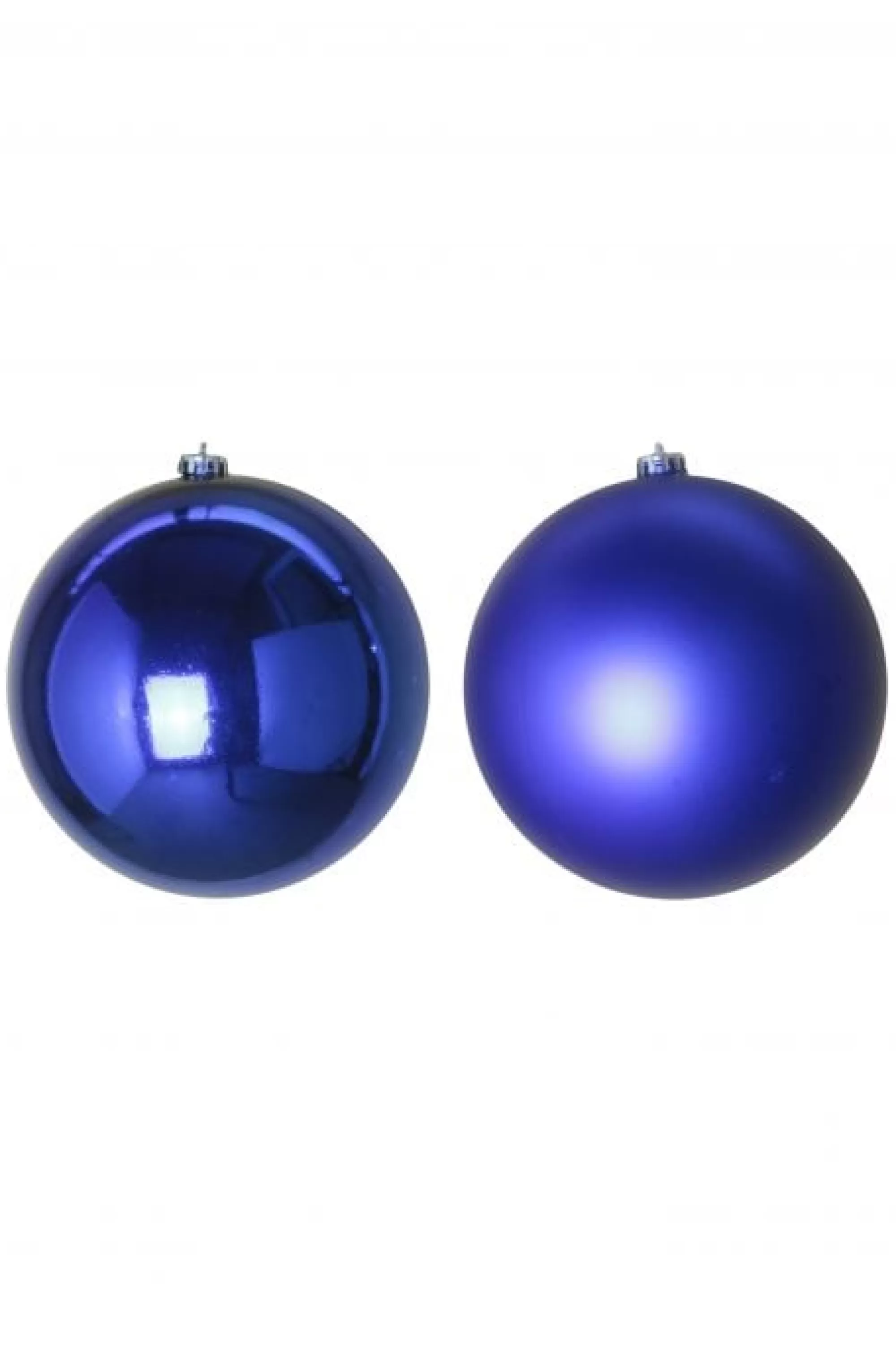 New Christmas Tree World 10Cm Blue Bauble Set Shiny/Matt (60 Pc)