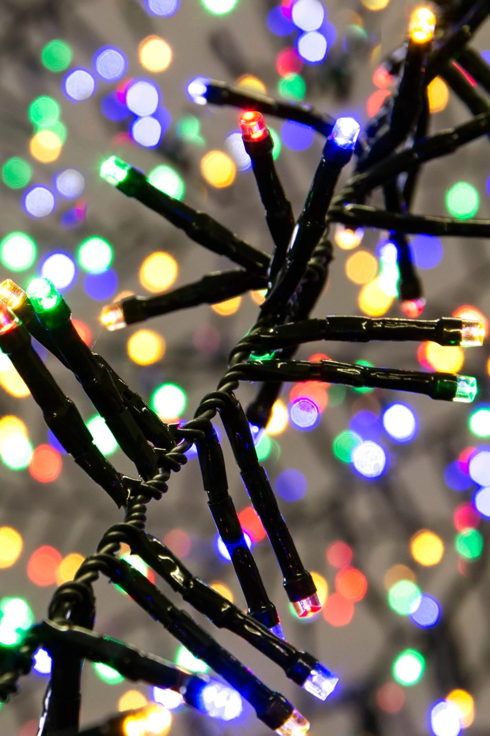 Flash Sale Christmas Tree World 2000 Multi Function Led Cluster Lights - Multicolour