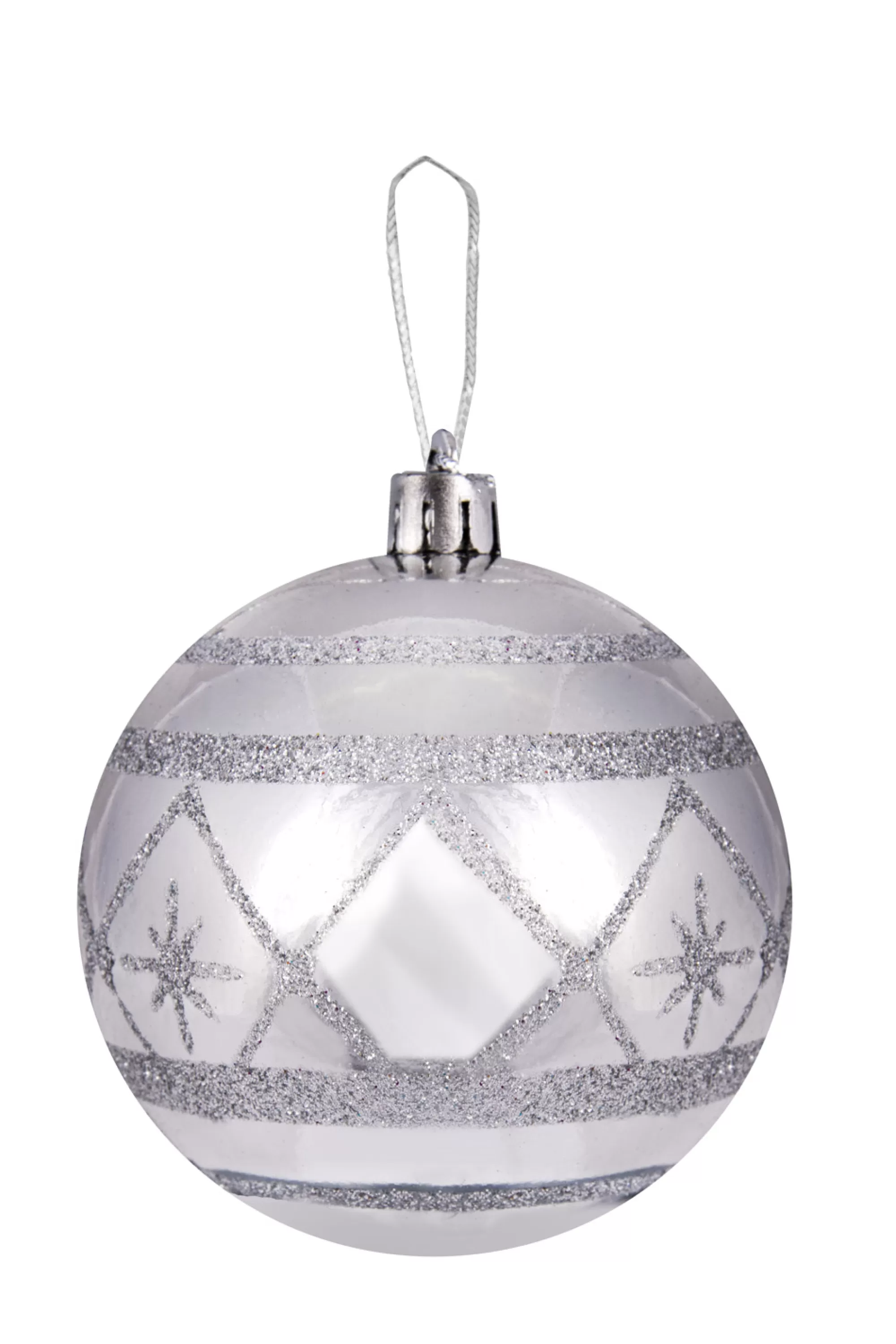 Online Christmas Tree World Hand Painted Shatterproof Bauble Design 37 (12 Pack)