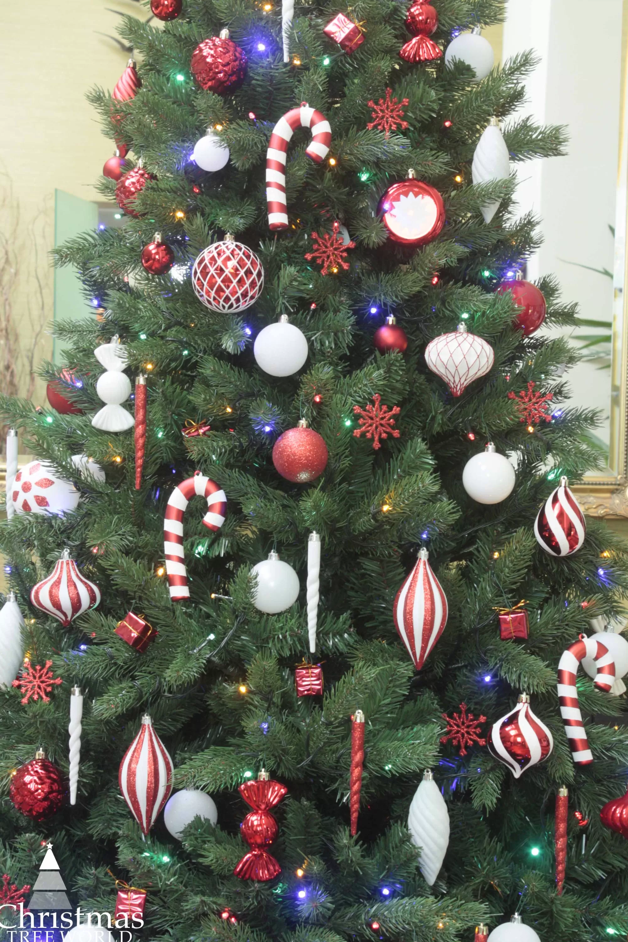 Best Christmas Tree World The 10Ft Ultra Devonshire Fir Pre-Lit With Warm White/Multicoloured Colour Change Leds