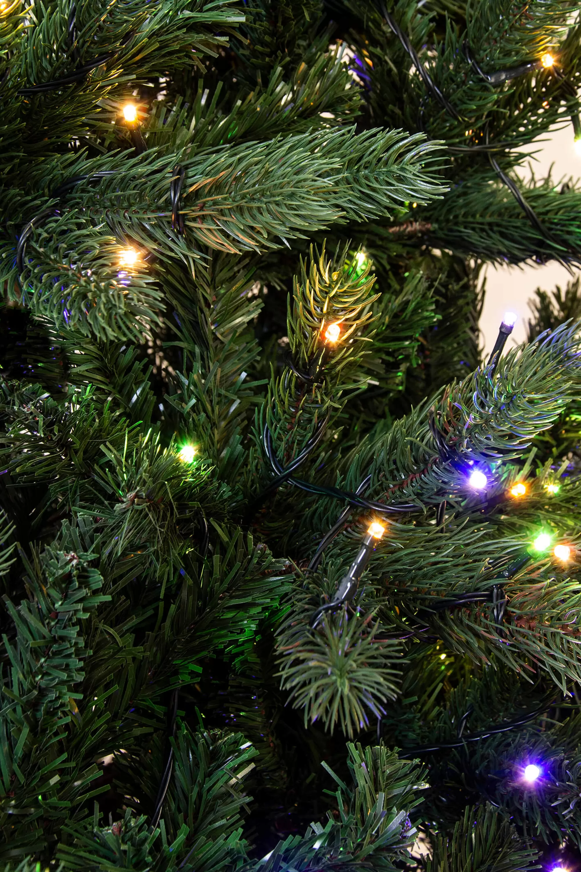 Best Sale Christmas Tree World The 12Ft Pre-Lit Ultra Devonshire Slimline Tree Warm White/Multicoloured Colour Change Leds