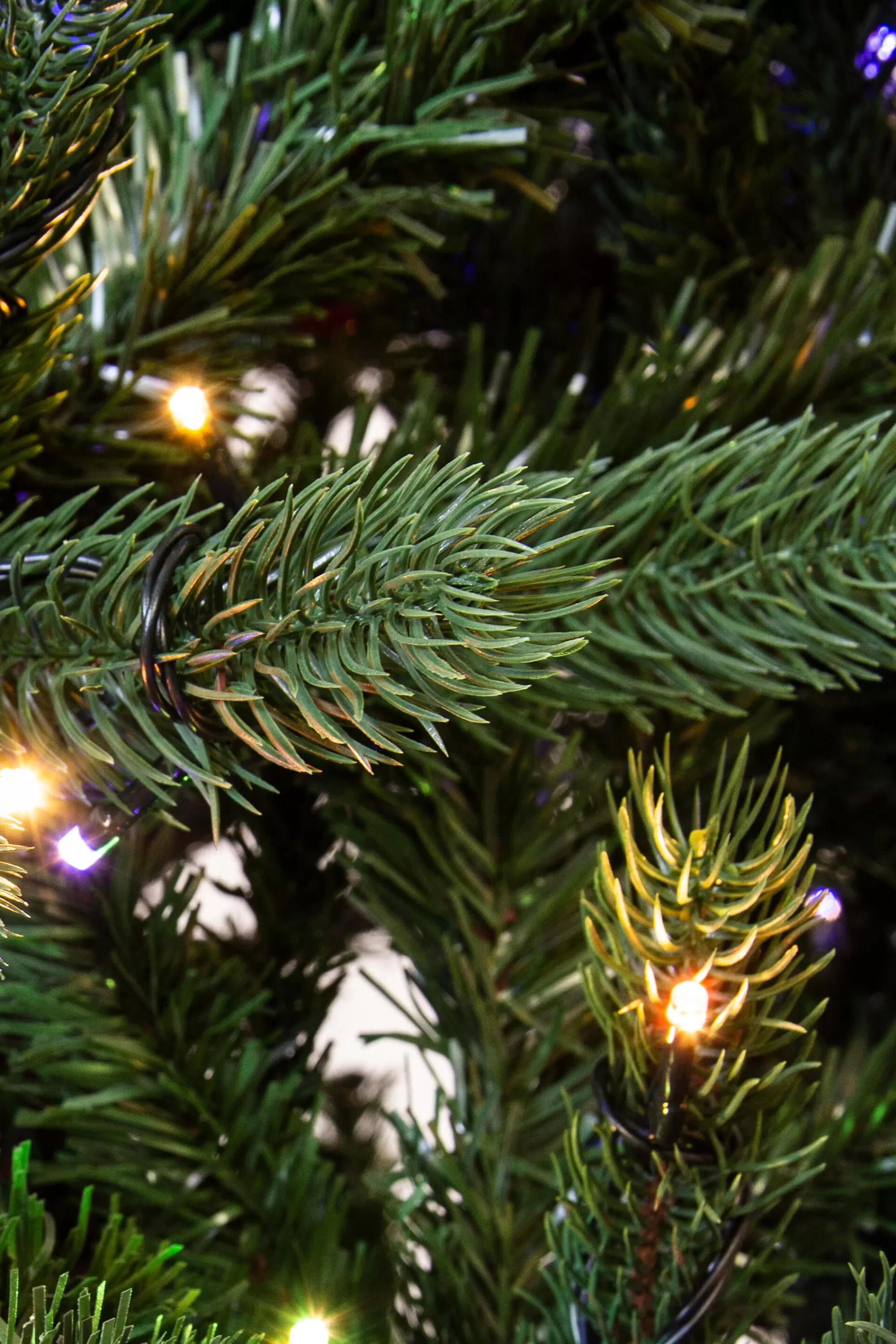 Best Sale Christmas Tree World The 12Ft Pre-Lit Ultra Devonshire Slimline Tree Warm White/Multicoloured Colour Change Leds