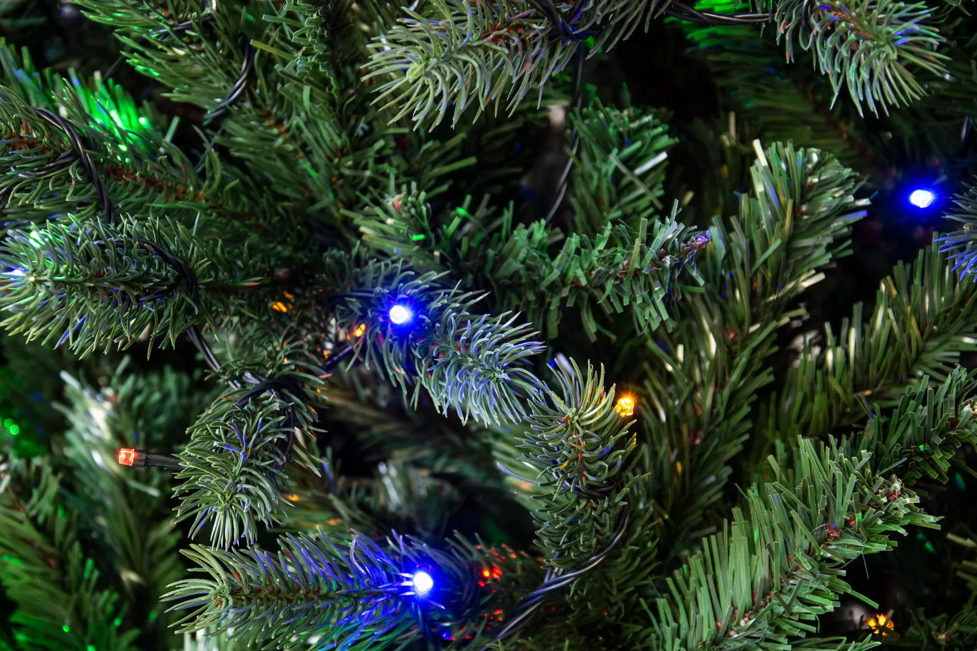 Best Sale Christmas Tree World The 12Ft Pre-Lit Ultra Devonshire Slimline Tree Warm White/Multicoloured Colour Change Leds