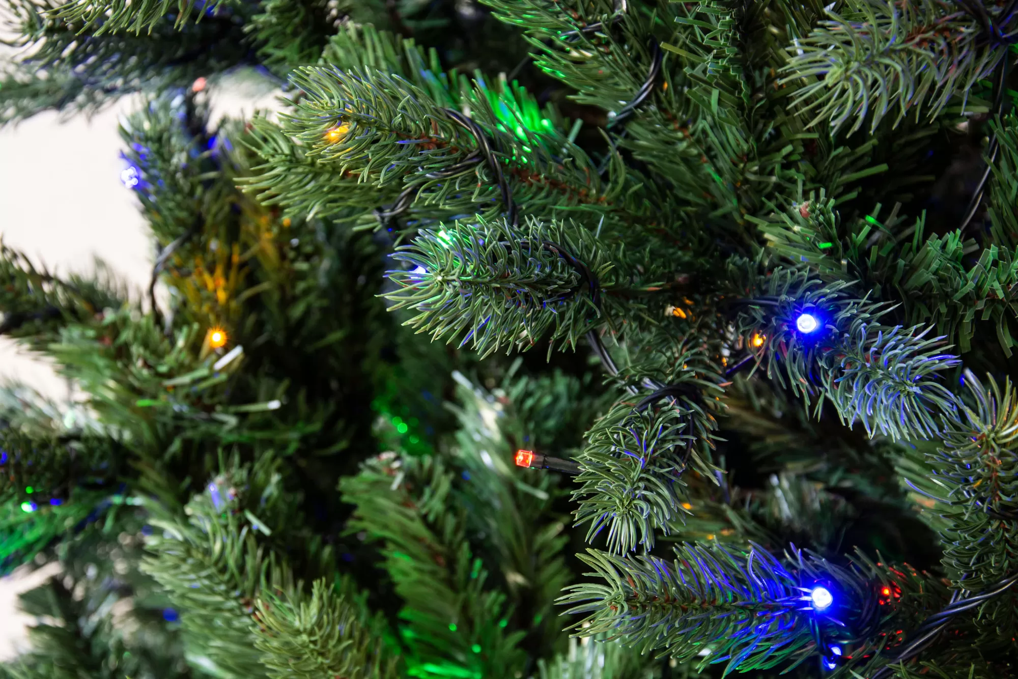 Best Sale Christmas Tree World The 12Ft Pre-Lit Ultra Devonshire Slimline Tree Warm White/Multicoloured Colour Change Leds