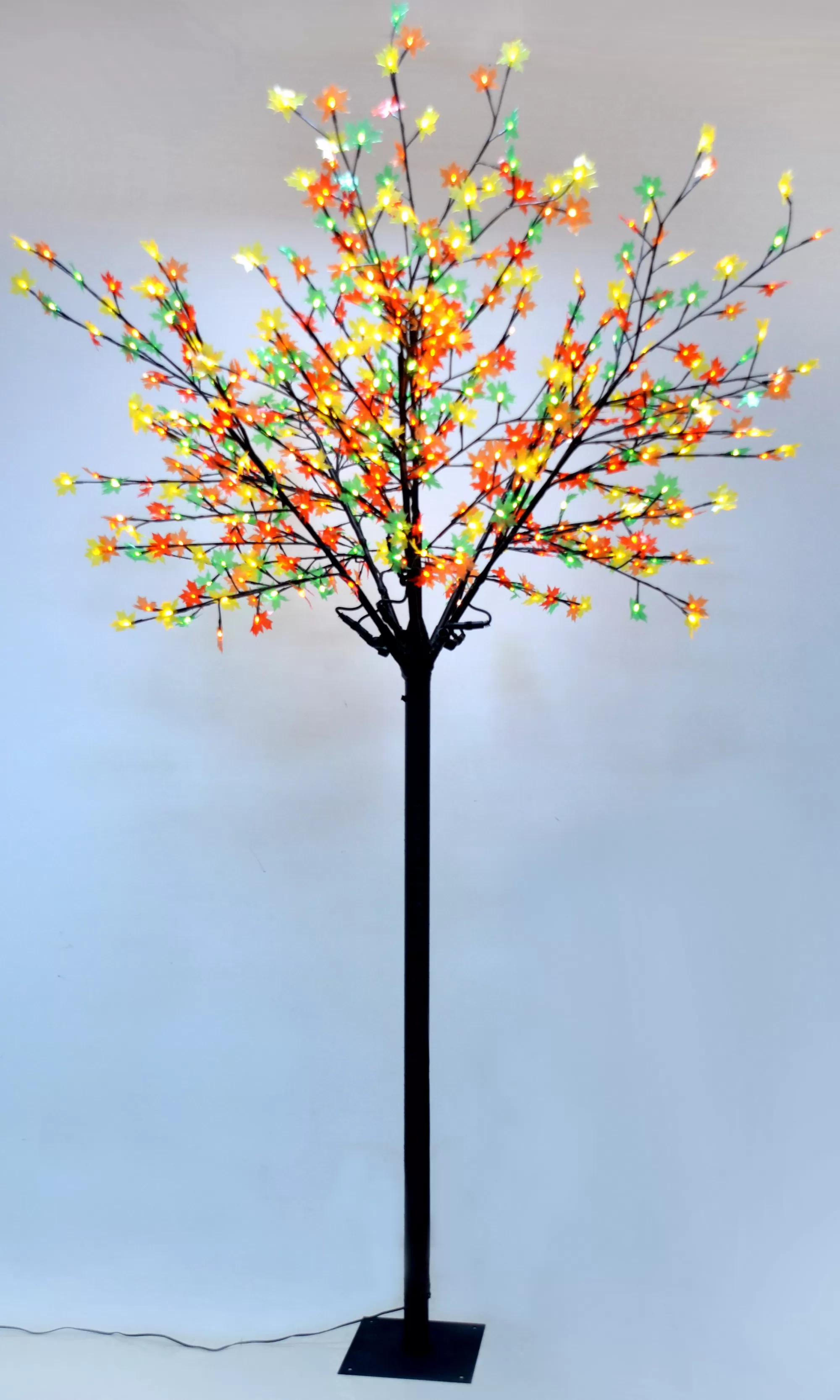 Flash Sale Christmas Tree World The 2.5M/8.2Ft Multicolour Maple Leaf Led Blossom Tree