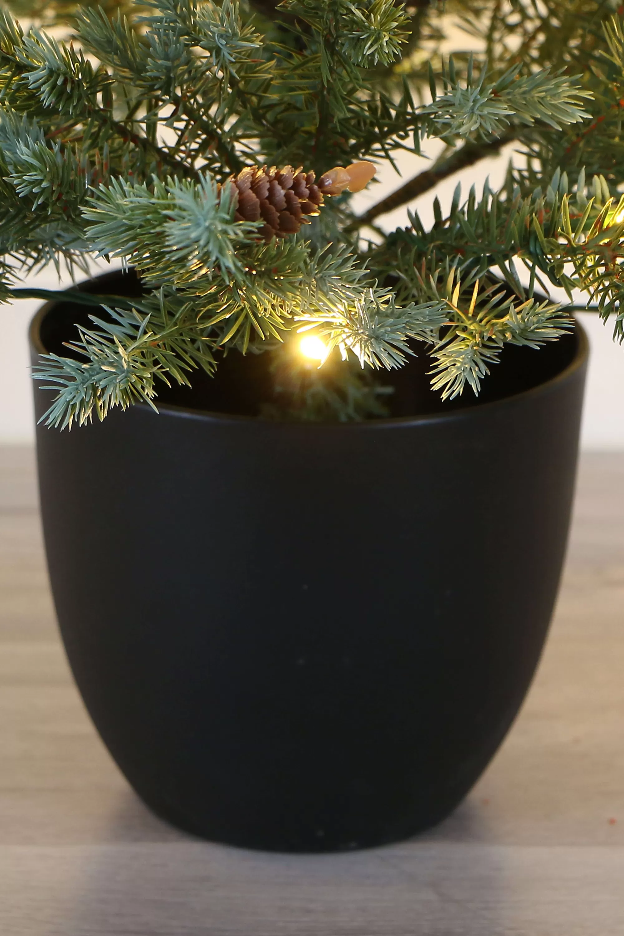 Cheap Christmas Tree World The 3Ft Pre-Lit Cairngorm Pine Potted Tree (Outdoor)