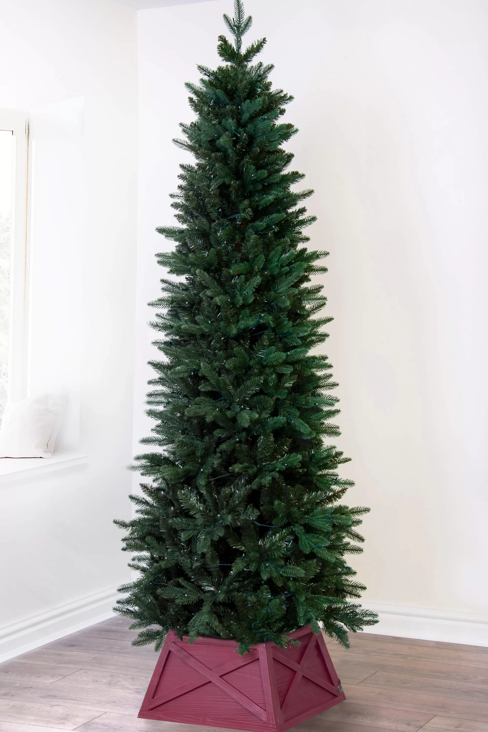 Fashion Christmas Tree World The 7Ft Ultra Slim Mixed Pine