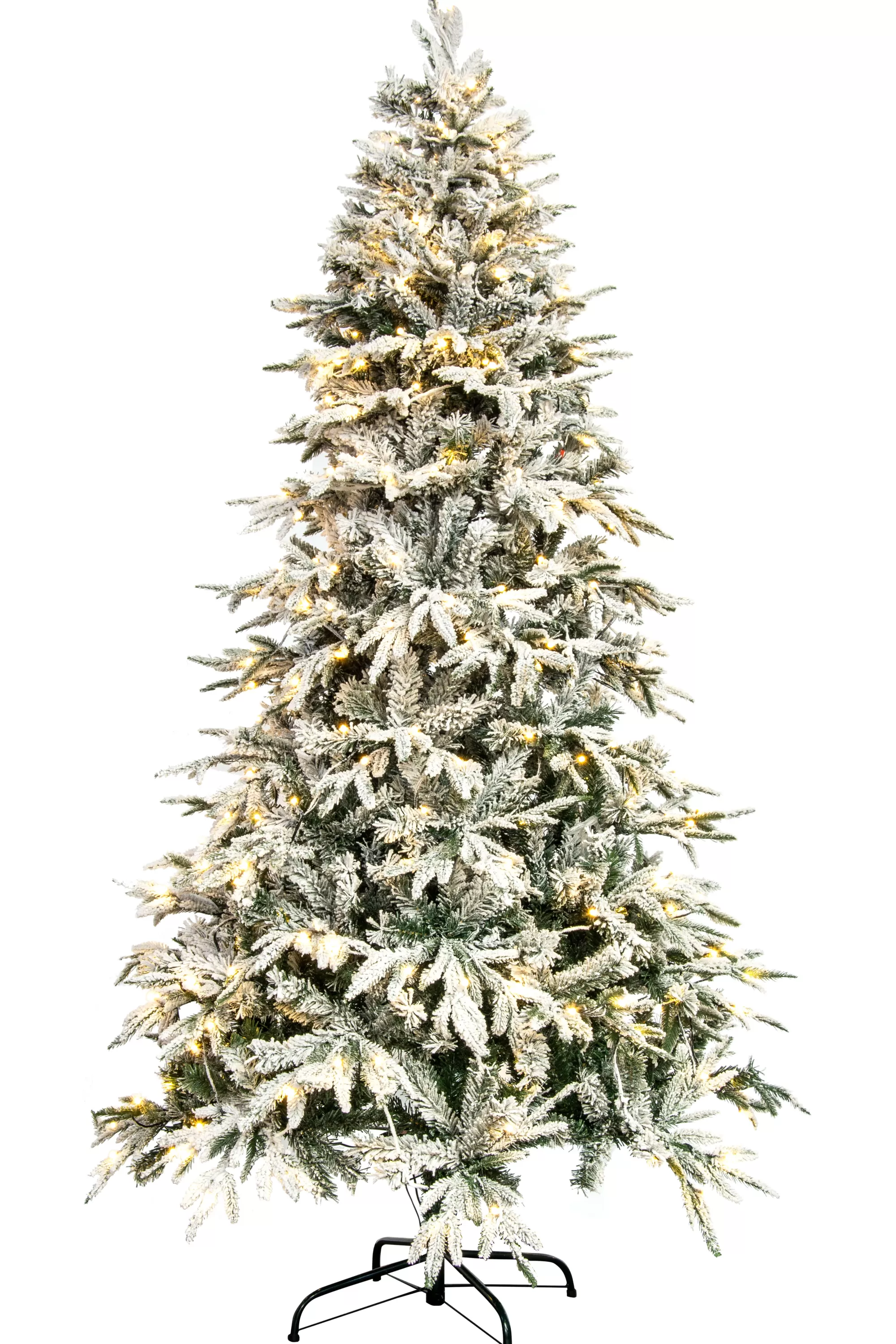 Outlet Christmas Tree World The Pre-Lit Snowy Alpine Tree Warm White (4Ft To 12Ft)