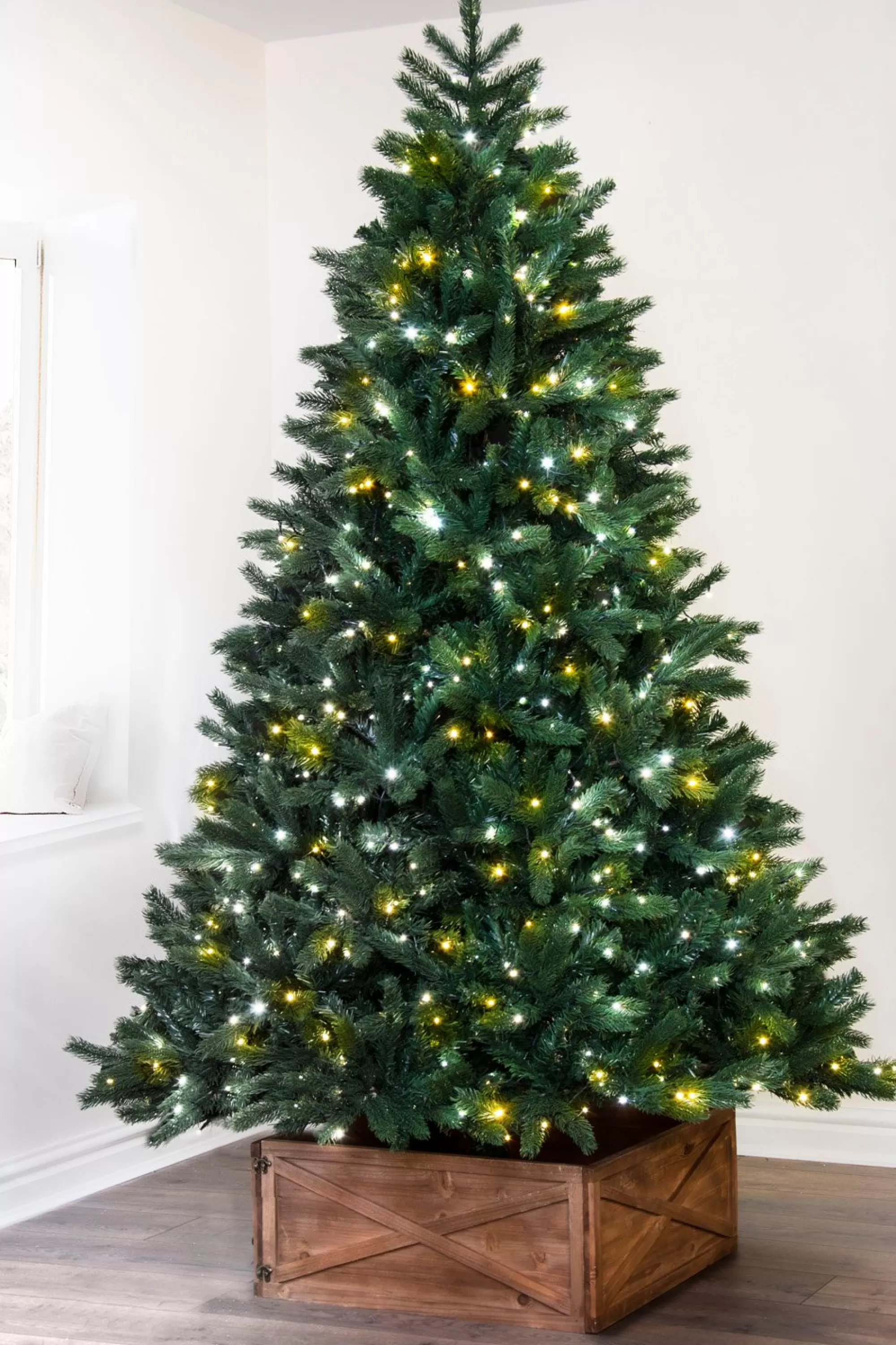 Online Christmas Tree World The Ultra Devonshire Fir Pre-Lit With Warm White/White Colour Change Leds (4Ft To 12Ft)