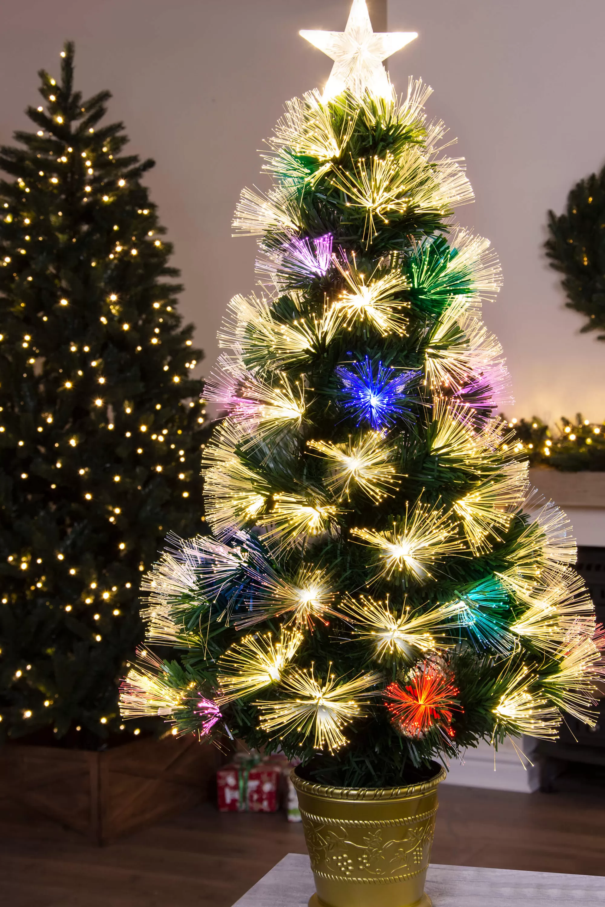 Sale Christmas Tree World The Vesuvius Fir Fibre Optic Christmas Tree (3Ft To 8Ft)